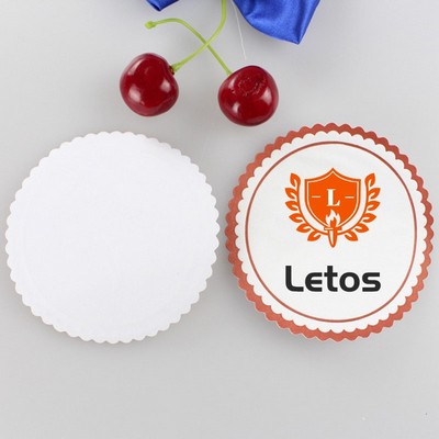 Full Color Custom Shaped Paper Coaster
